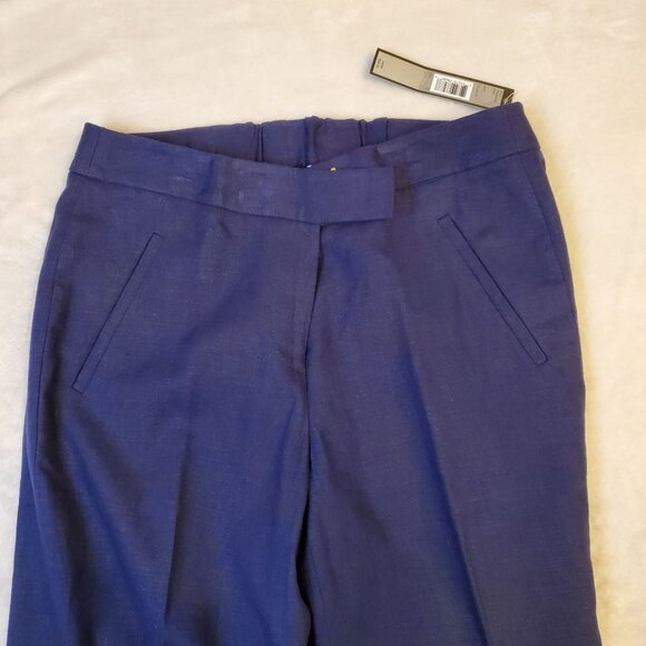 NWT Tahari Arthur S. Levine Womens Navy Pants Size 2 - Picture 9 of 16